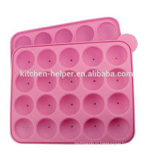 Экологичные BPA Free S20 Holes Lollipop Формы Силикон со Стиком